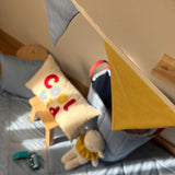 Bandeirinha Decorativa - Azul & Curry